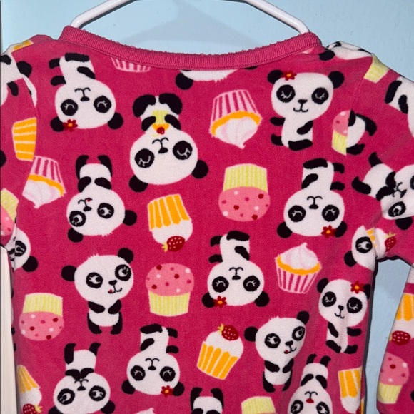 Carter's Pink Panda and Cupcake Footie - Picture 10 of 11